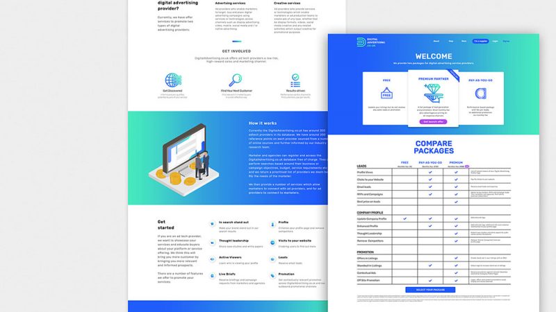Ad Production + Landing Page